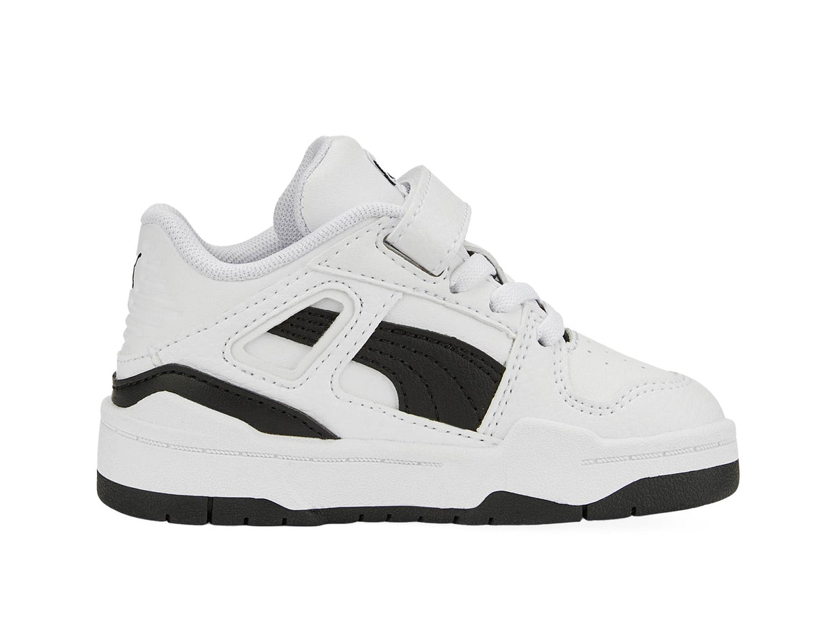 Zapatilla Puma Slipstream Bla-Neg Infantil Blanco