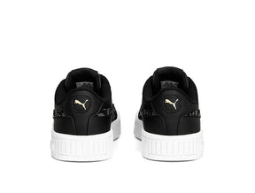 Zapatillas Carina 2.0 Cuero Junior Negro