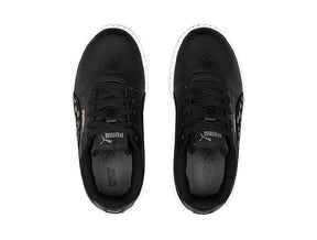 Zapatillas Carina 2.0 Cuero Junior Negro