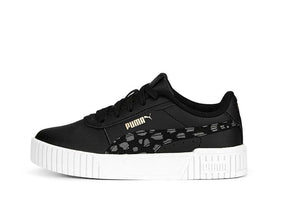Zapatillas Carina 2.0 Cuero Junior Negro