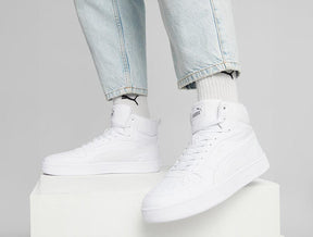 Zapatillas Puma Caven 2.0 Mid Hombre Blanco
