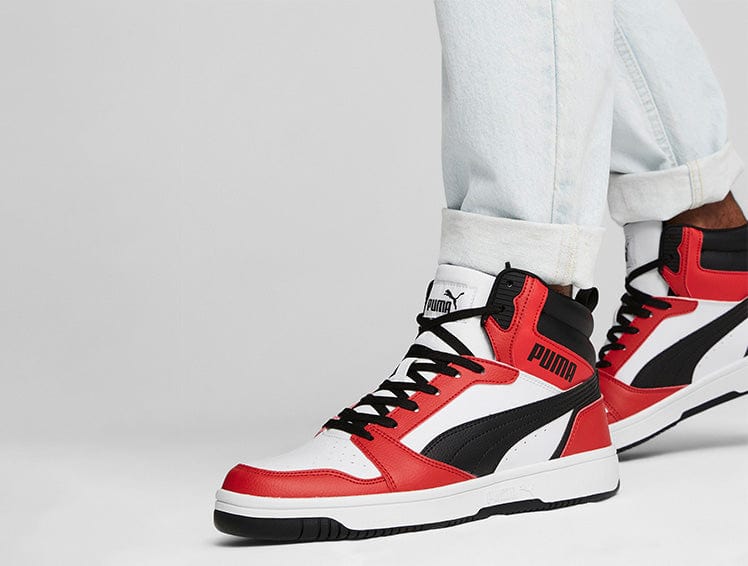 Zapatillas Puma Rebound V6 Hombre Rojo