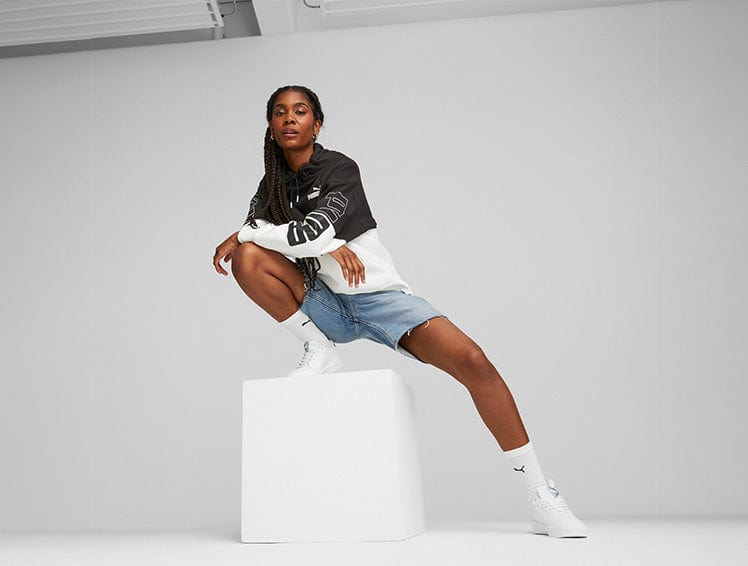 Zapatillas Puma Carina 2.0 Metallics Mujer Blanco
