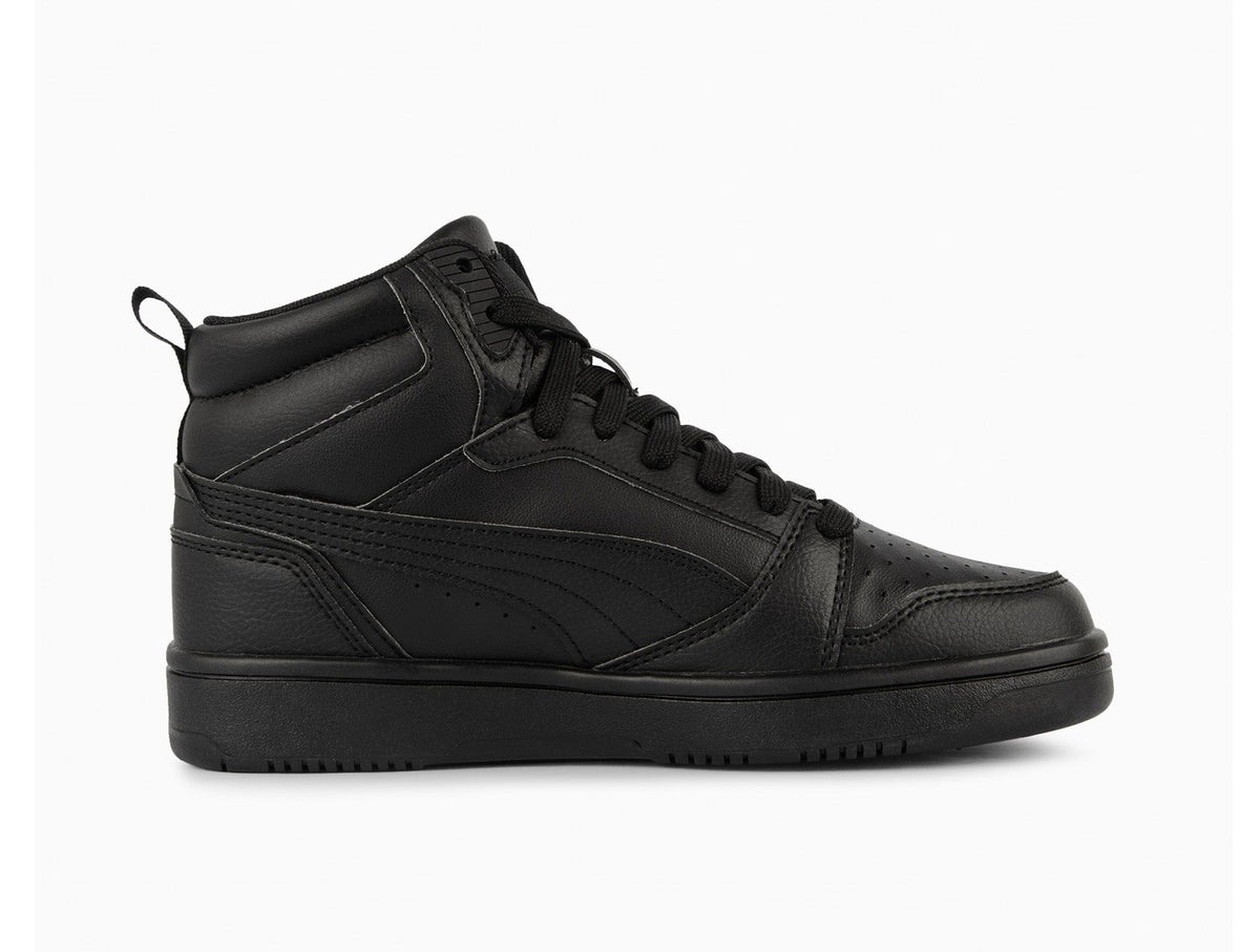 Zapatillas Puma Rebound V6 Cadete Mono Negro