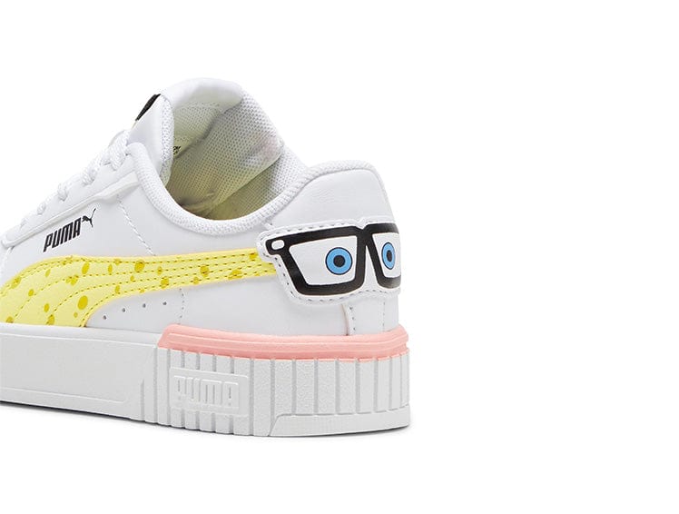 Zapatillas Puma Carina 2.0 Bob Esponja Junior Blanco