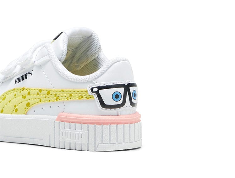 Zapatillas Puma Carina 2.0 Bob Esponja Infantil Blanco