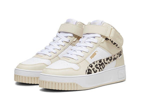 Zapatillas Puma Carina Street Mid Animal Mujer Beige
