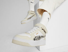 Zapatillas Puma Carina Street Mid Animal Mujer Beige