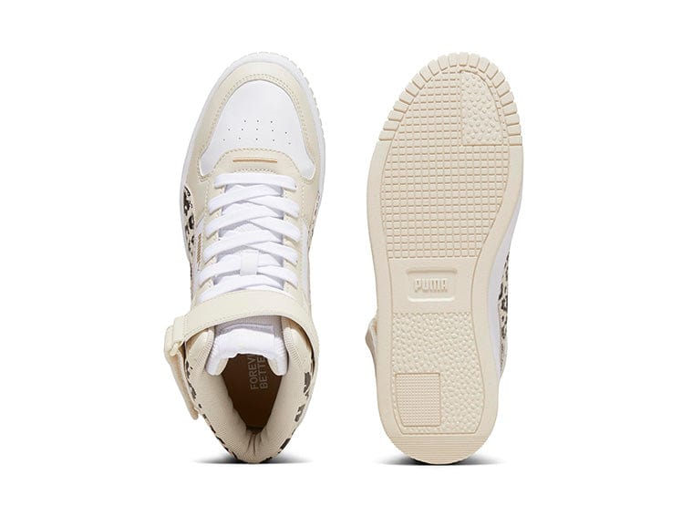 Zapatillas Puma Carina Street Mid Animal Mujer Beige