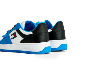 Zapatilla Tommy Retro Basket Hombre Azul