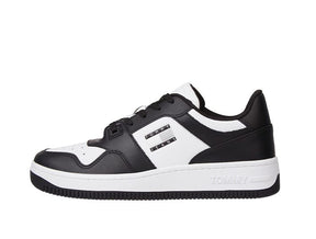 Zapatilla Tommy Retro Basket Hombre Negro