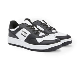 Zapatilla Tommy Retro Basket Hombre Negro