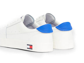 Zapatilla Tommy  Vulcanized Leat Hombre Blanco