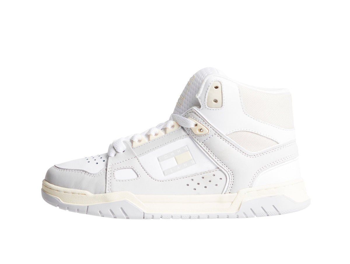 Zapatilla Tommy Droid Mid Mujer Mono Blanco