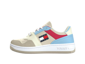 Zapatilla Tommy Meg Low Ace Stony Mujer Beige