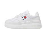 Zapatilla Tommy Retro Basket Mujer Blanco