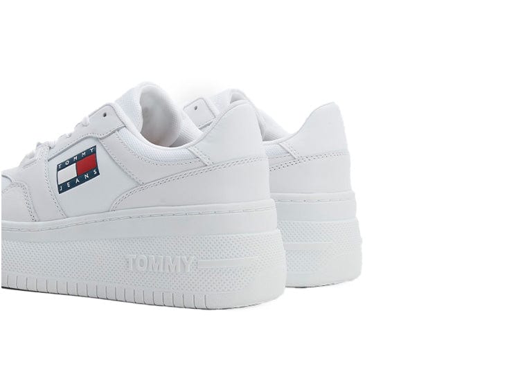 Zapatilla Tommy Retro Basket Mujer Blanco