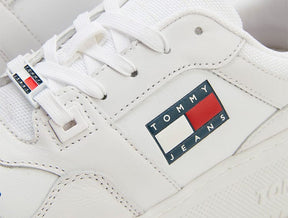 Zapatilla Tommy Retro Basket Mujer Blanco