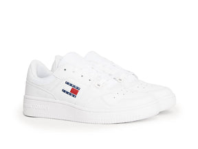 Zapatilla Tommy  Retro Basket Ess Mujer Blanco