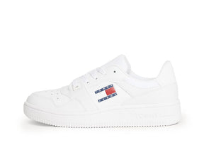 Zapatilla Tommy  Retro Basket Ess Mujer Blanco