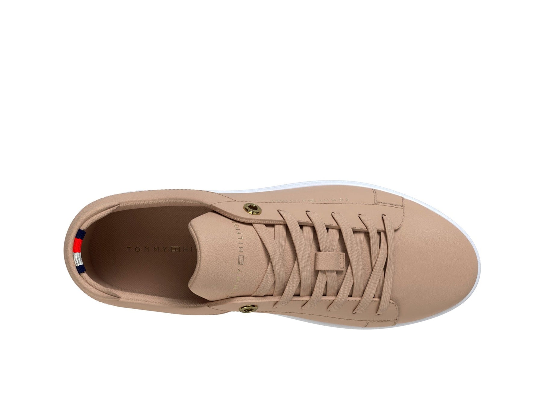 Zapatilla Tommy Feminine Elevated Mujer Beige