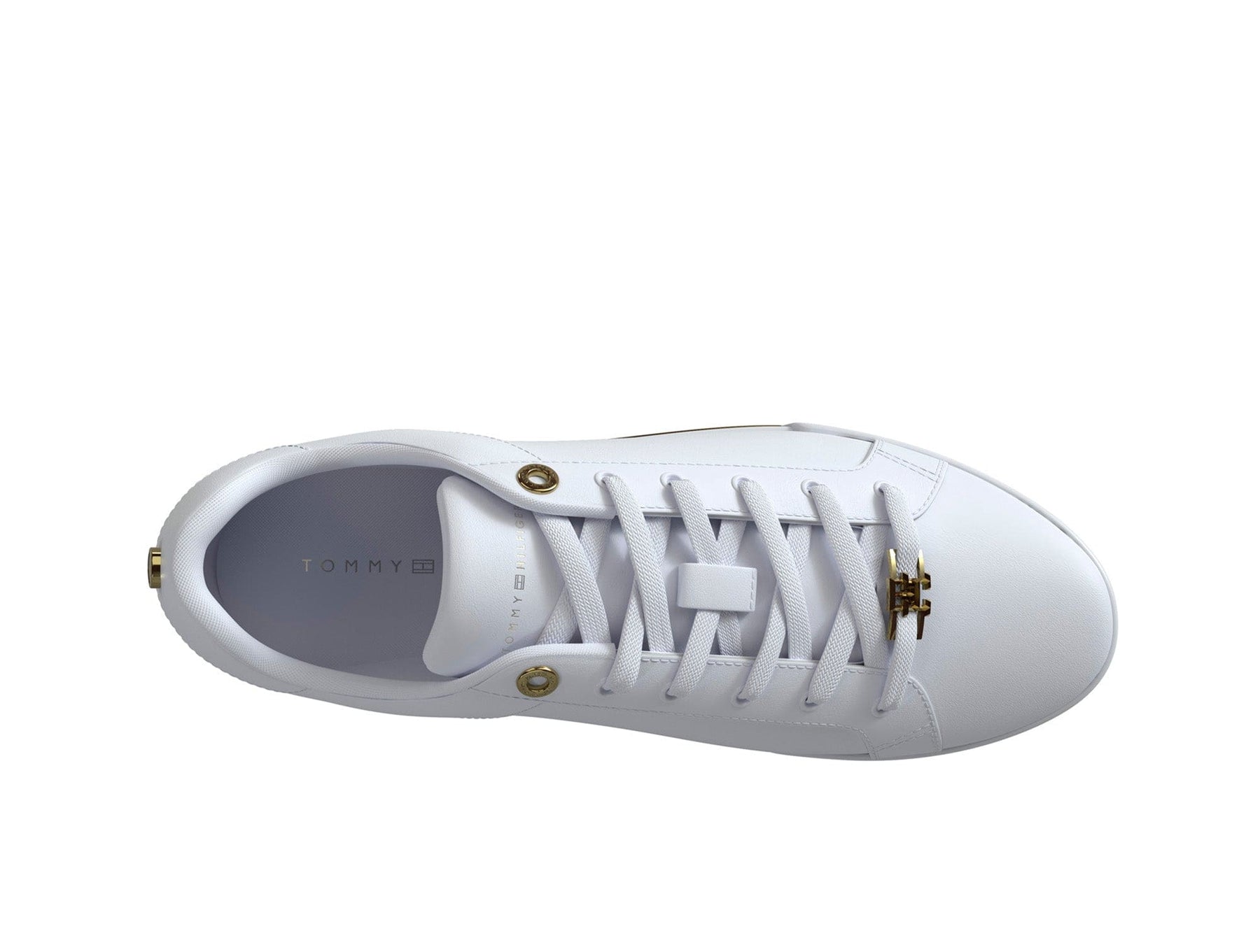 Zapatilla Tommy Court Mujer Blanco