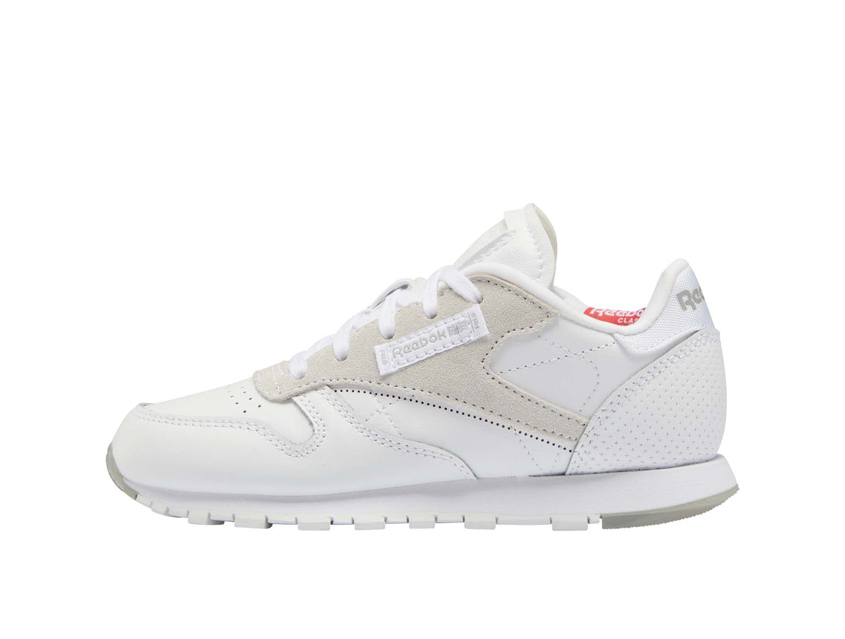 Zapatilla Reebok Cl Leather Junior Blanco