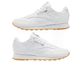 Zapatilla Reebok Classic Leather Cuero Mujer Blanco
