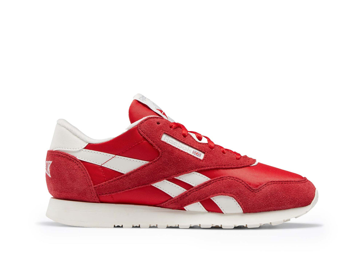 Zapatilla Reebok Cl Nylon Mujer Rojo