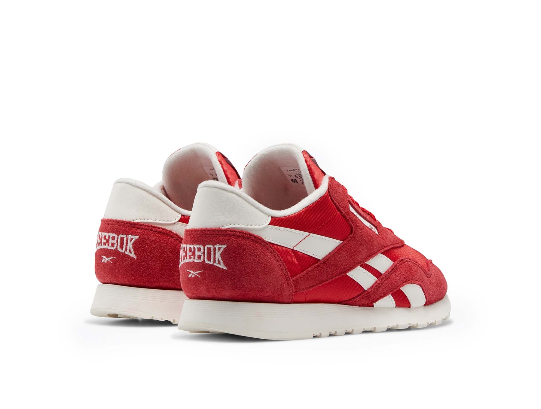 Zapatilla Reebok Cl Nylon Mujer Rojo