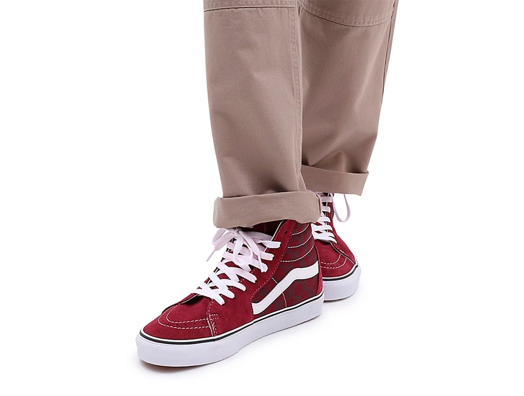 Zapatilla Vans Sk8-Hi Mujer Burdeo