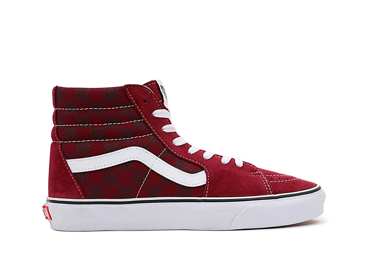 Zapatilla Vans Sk8-Hi Mujer Burdeo