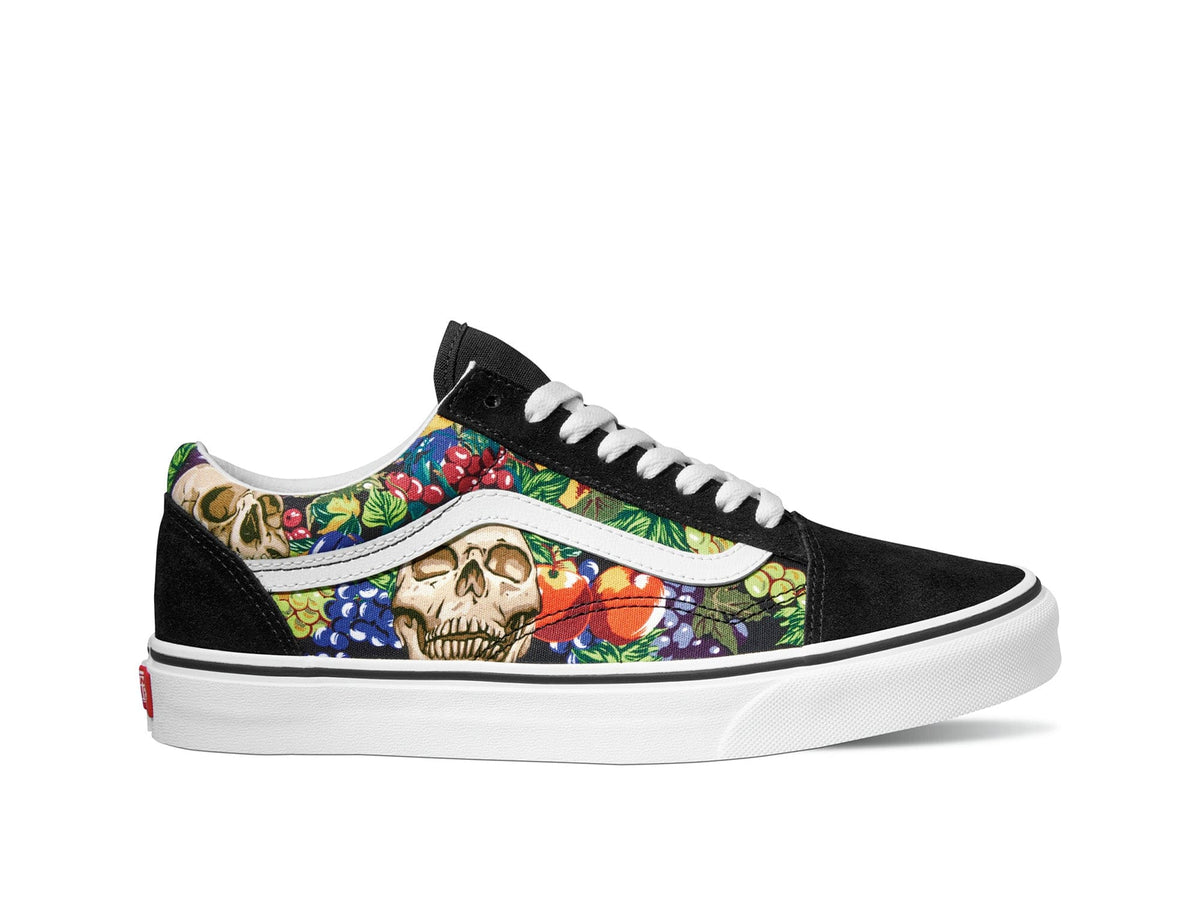 Zapatilla Vans Old Skool Fruit Skull Unisex Negro