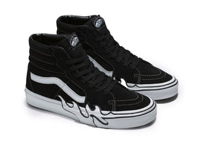 Zapatilla Vans Sk8-Hi Flame Unisex Negro