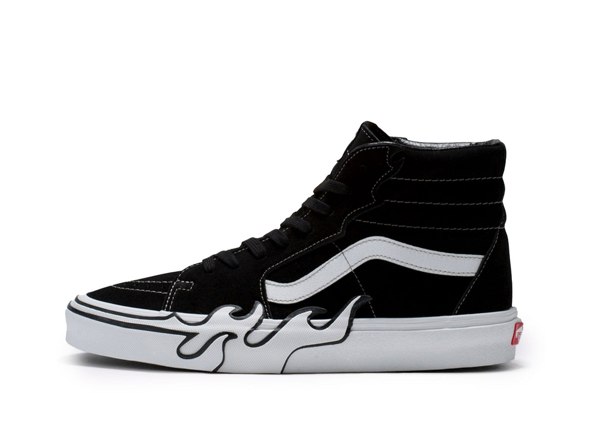 Zapatilla Vans Sk8-Hi Flame Unisex Negro