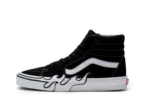 Zapatilla Vans Sk8-Hi Flame Unisex Negro