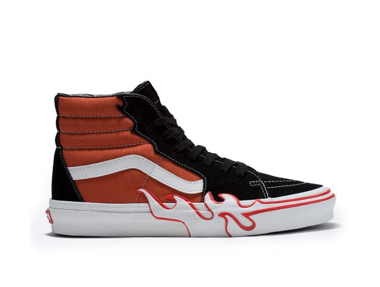 Zapatilla Vans Sk8-Hi Flame Hombre Rojo