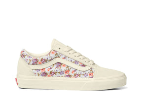 Zapatilla Vans Old Skool Vintage Floral Mujer Blanco