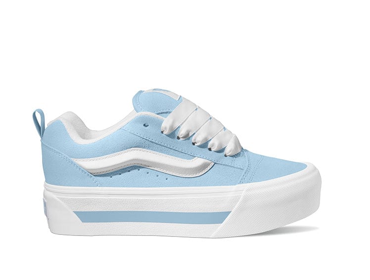 Zapatilla Vans Knu Stack Plataforma Mujer Celeste