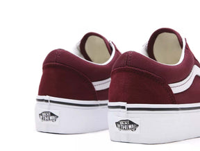 Zapatilla Vans Old Skool Mujer Burdeo