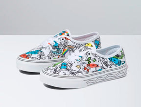 Zapatilla Vans Crayola Authentic Junior Blanco