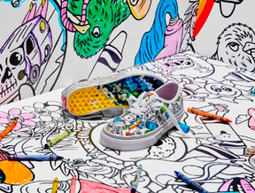 Zapatilla Vans Crayola Authentic Junior Blanco