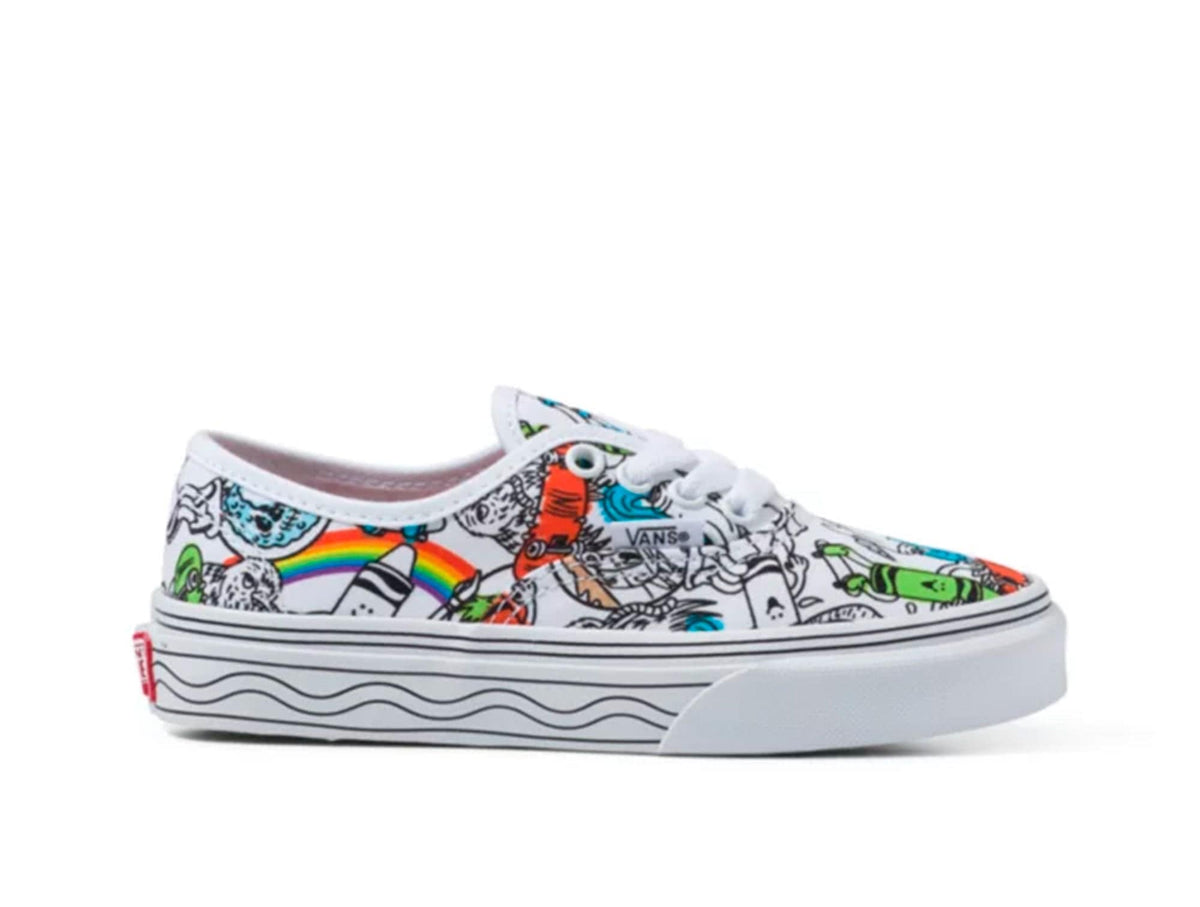Zapatilla Vans Crayola Authentic Junior Blanco