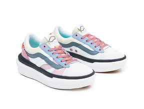 Zapatilla Vans Old Skool Overt Plus Cc Mujer Blanco