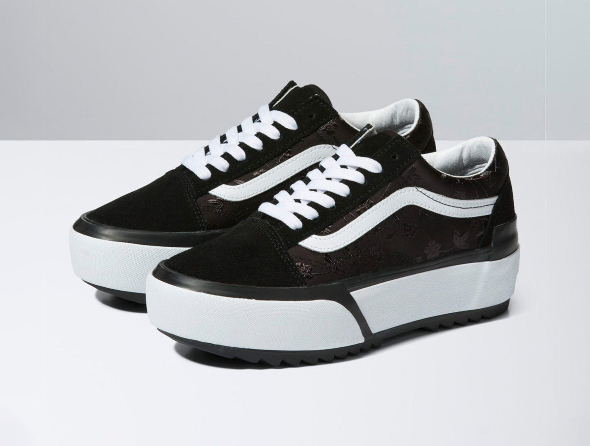 Zapatillas Vans Old Skool Stacked Mujer Negro