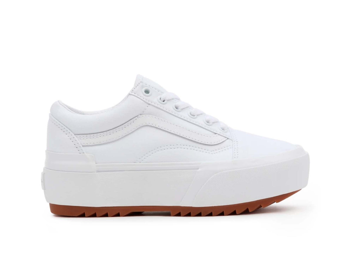 Zapatilla Vans Old Skool Stacked Mujer Blanco