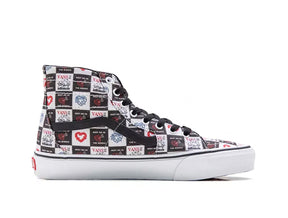Zapatilla Vans Sk8-Hi Tapered (Love Letters) Mujer Negro