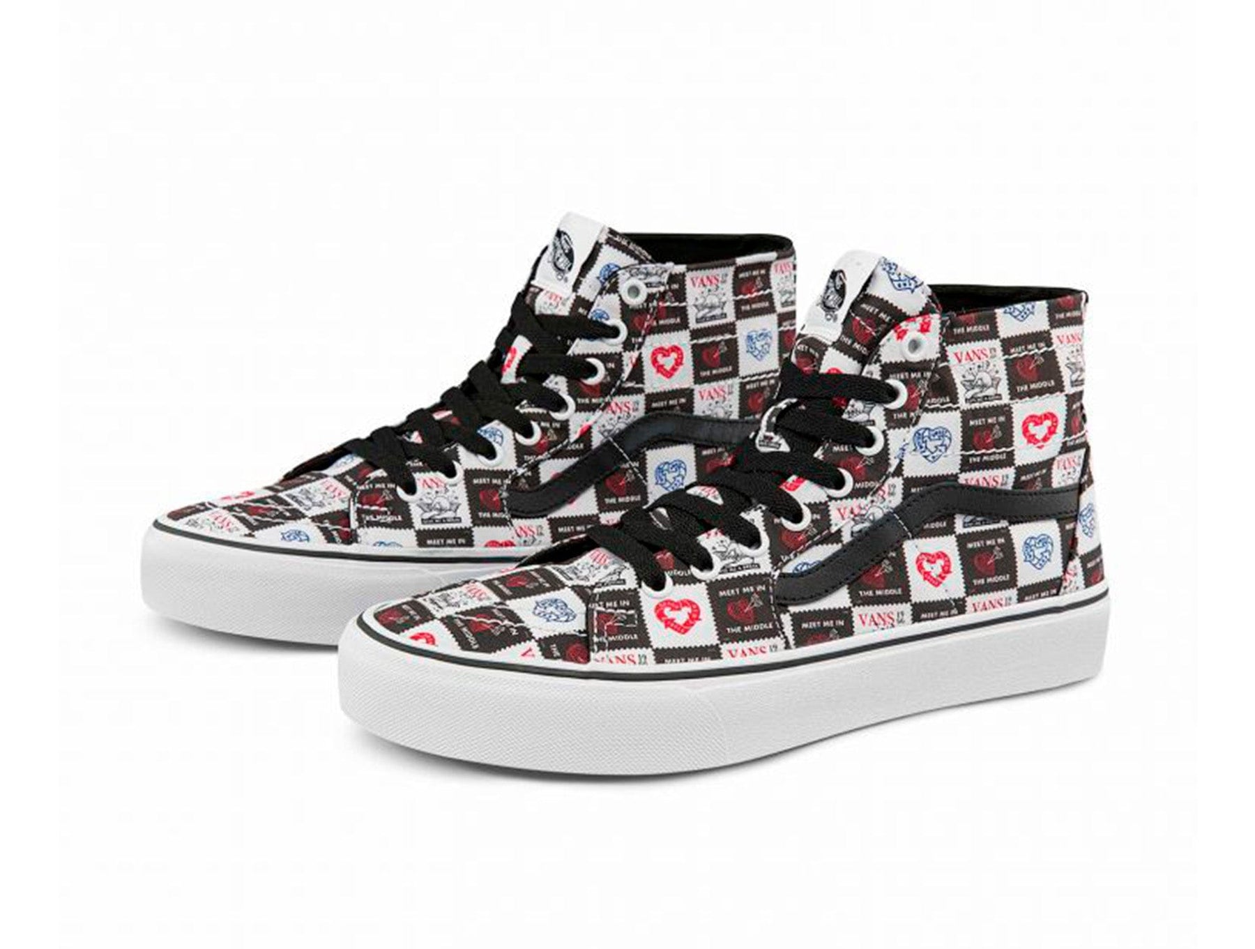 Zapatilla Vans Sk8-Hi Tapered (Love Letters) Mujer Negro