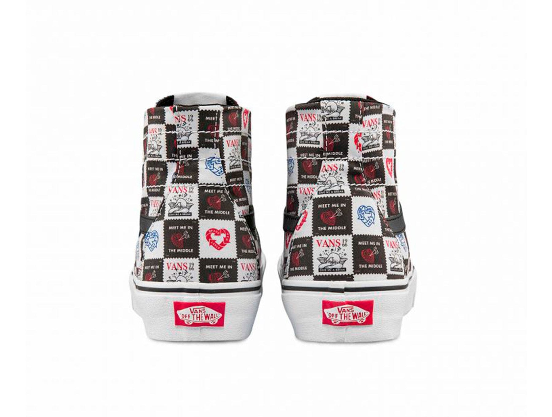 Zapatilla Vans Sk8-Hi Tapered (Love Letters) Mujer Negro