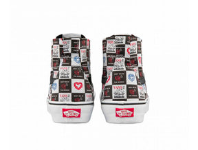 Zapatilla Vans Sk8-Hi Tapered (Love Letters) Mujer Negro